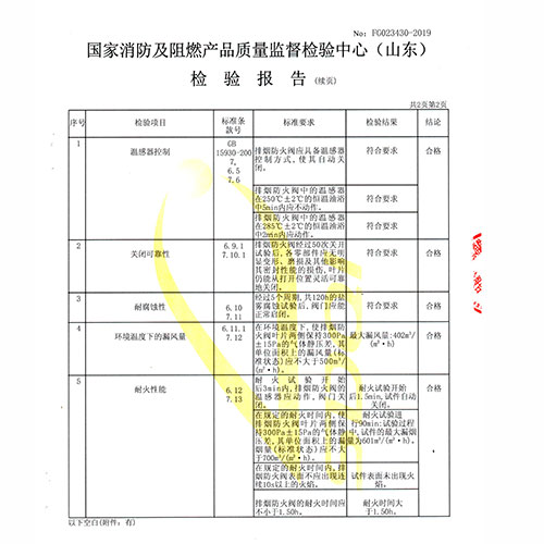 排煙防火閥1250×800-B對(duì)003